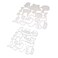 KSCRAFT Gingerbread Family Metal Cutting Dies Stencils for DIY Scrapbooking/Photo Album Decorative Embossing DIY Paper Cards (Big Size)