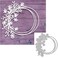 Circle Flowers Lace Metal Cutting Die Cuts, Wedding Lace Stencils DIY Crafts Cards Dies Cuts for DIY Embossing Card Making Photo Decorative Scrapbooking (Circle Flowers)