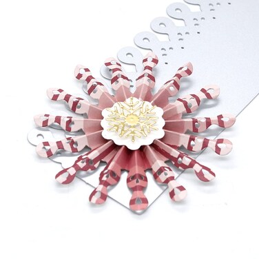 ZFPARTY Snowflake Rosette Metal Cutting Dies Stencils for DIY Scrapbooking Decorative Embossing DIY Paper Cards (Pattern 2)