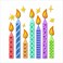 XMZZMX Birthday Party Candle Festival Metal Cutting Dies for Card Making, Paper Embossing Die Cuts Kit Templates, Storage Pockets Supplies, Photo Frame Album DIY Scrapbooking Stencils Sets