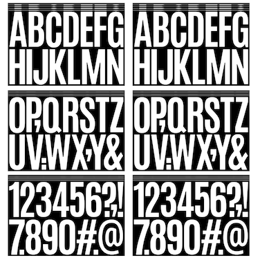 470 Pcs Alphabet Stickers 30 Sheets 3 Inch Self Adhesive Vinyl Letters Stickers Numbers Kit,Waterproof for DIY Mailbox House Numbers, Signs,Window,Address Number,lockers,Cars,Door(White)