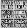 470 Pcs Alphabet Stickers 30 Sheets 3 Inch Self Adhesive Vinyl Letters Stickers Numbers Kit,Waterproof for DIY Mailbox House Numbers, Signs,Window,Address Number,lockers,Cars,Door(White)