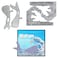 Metal Waves Background Die Cuts for Card Making, Sea Dies Fish Whale Cutting Dies for DIY Decor Paper Craft Card Making Scrapbooking Paper Album Stamp