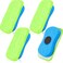Microfiber Dustless Chalk Eraser Magnetic Chalkboard Eraser Multipurpose Cleaning Duster Washable Reusable Eraser for Markers, Chalk, Home, Classroom and Office (4 Pieces)