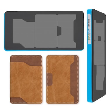 SUPERDANT Leather Card Bag Cutting Die Cut Mold DIY Leather Punch Die Set Leather Crafts Tool Leather Card Holder Dies Slim Leather Card Case Die Cuts Cutter DIY Machine for Keychain Holder