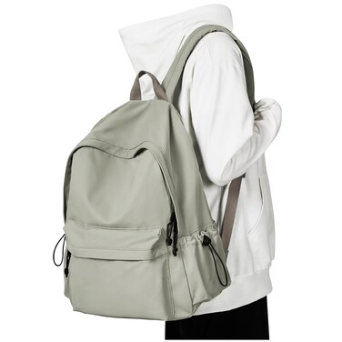 Middle School Backpack For Men Women Simple Backpack For College Students Aesthetic High School Bag Waterproof Bookbag For Teens Girls Boys&iuml;&frac14;&circ;Green&iuml;&frac14;&permil;