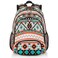 Pardick Aztec Print School Backpacks for Girls Boys Teens Students - Stylish College Schoolbag Book Bag - Water Resistant Travel Backpacks for Women Men