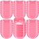 Ziliny Valentine's Day Heart Shaped Bowl Dessert Bowls Deep Plastic Heart Bowl Aesthetic Plates Serving Bowls Salad Bowls Fruit Bowl for Dessert Pasta Fruit Snack, 7.48 Inch (36 Pcs,Pink)