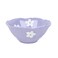 Koythin Ceramic Cute Bowl, Creative Soup Bowls, Flower Bowl for Kitchen Cereal Oatmeal Salad, Aesthetics Home Decor (Purple Floret)