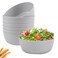 ejonirinjonir EI 8pcs Wheat Straw Bowls Set,28oz Unbreakable Premium Cereal Bowls,Reusable Plastic Bowls,Breakfast Bowls,BPA Free Lightweight Noodle/Fruit/Salad/Soup Bowls for Picnic,Dinner,Party