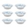 UPware Melamine Dinner Bowl Set of 6, BPA-Free Dishwasher Safe Round Bowls, Dinnerware Kitchen Bowls for Pasta, Rice, Soup, and Salad, 7 Inch Bowls (Woodland Pinecone)