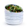 Divitis Home Fusion Pasta/Salad Bowls set of 4, 56 fl oz, blue porcelain (plates and bowls set)