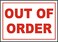 Vinyl Stickers - Bundle - Safety and Warning &amp; Warehouse Signs Stickers - Out of Order Sign R7-3 Pack (3.5" x 5")
