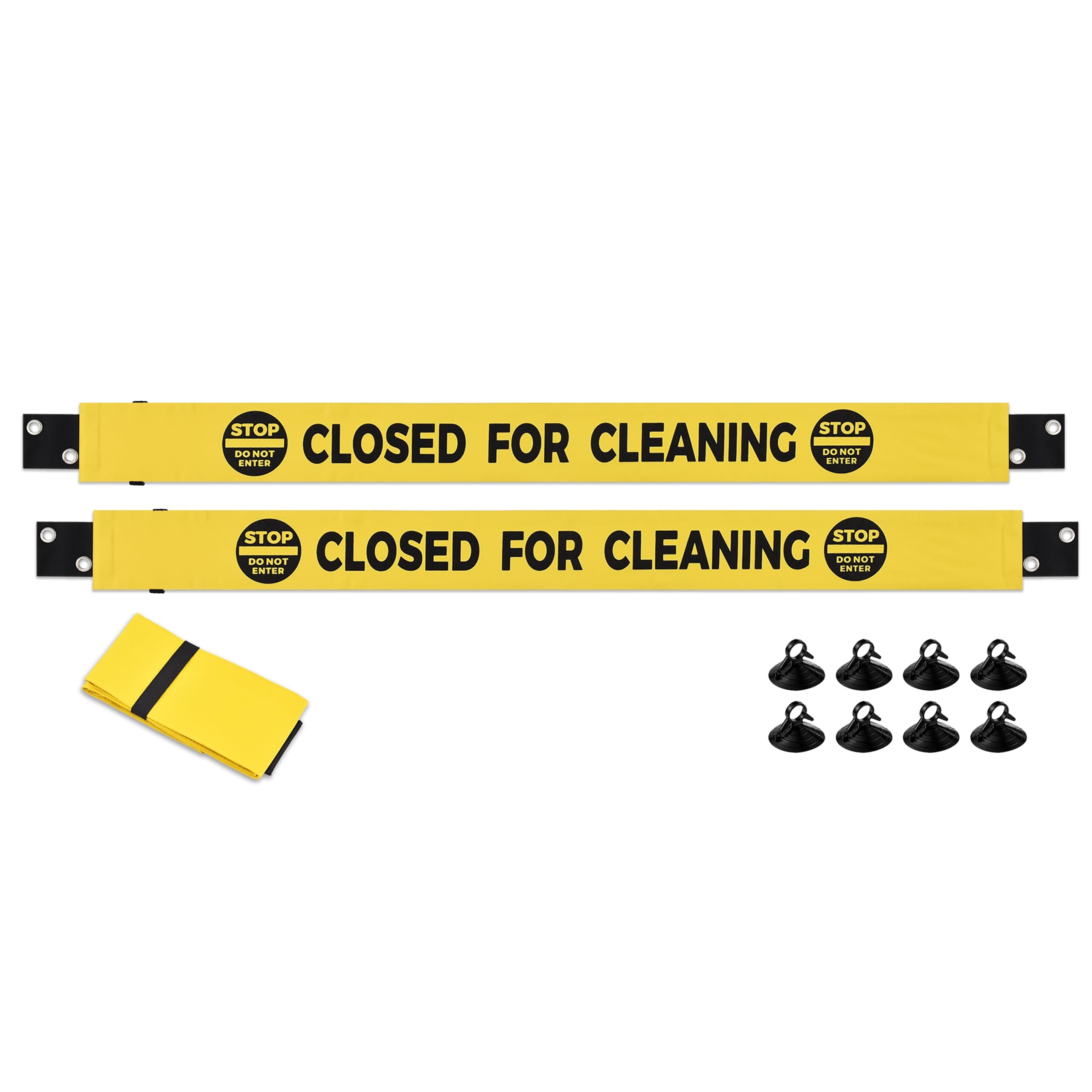 Buy Restroom Closed for Cleaning Sign with Magnetic Ends, Nylon ...