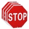 MECCANIXITY 4pcs Stop Sign 18" x 18" Warning Reflective Aluminum Signs for Street Traffic, Octagon Rust Free Sign