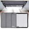 RVINGPRO Magnetic RV Vent Shade 16&quot;x16&quot;, Double-Side Foldable RV Vent Blackout Shade, Reflective RV Skylight Shade Cover for Inside Camper, with Storage Bag, Sliver Grey