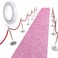 Tatuo Carpet Runner Runway Rug 55 GSM Thickness with Carpet Tape for Prom Wedding Party Outdoor Indoor Hallway Rug(2.46 x 30 Feet,Glitter Pink)