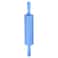 HARFINGTON Silicone Rolling Pins for Baking 12 Inch Non Stick Rolling Pin Small Roller Playdough Rolling Pins for Dough Pizza Pastry Fondant Kitchen, Blue