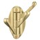 Angle Simple Towel Hook Brushed Gold, Metal Folding Swivel Towel Holder, Bathroom Robe Clothes Coat Hook, Home RV Organizer, Screw Mount