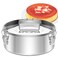 puluru Flan Pan Flanera Mold, Stainless Steel Flan Mold with Lid - Flan Maker for 6 Quart Instant Pot