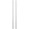 Kichvoe 2pcs Rolling Pin Guide Sticks Dough Rolling Strips Measuring Dough Balance Thickness Rulers Acrylic Pastry Ruler for Baking Eater Fondant Cookies Pizza Pie 4mm