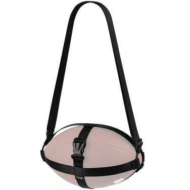 Cosmos American Football Carrier Strap Portable Rugby Ball Shoulder Sling Strap Football Carry Holder Ball Storage Display Strap for Carrying Storing Display Football Rugby Ball (For Ball Size 7 &amp; 9)