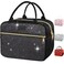 BAOGCOYO Lunch Bag For Women, Leakproof Glitter Lunch Box, Cute Lunch Tote Bag Adult, Large Capacity Insulated Reusable Cooler Lunch Containers for Work Travel Picnic or Office (Black Bling Sparkle)