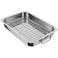Stainless Steel Roasting Pan with Rack,Deep Baking Pans Turkey Roaster with Rack,Large Oven Roaster Tray for Baking Turkey, Chicken, and Veggies