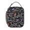 Gbuzozie Monster Trucks Cars Black Lunch Bag Insulated Portable Reusable Lunch Box With Zipper For Women Men Picnic Beach