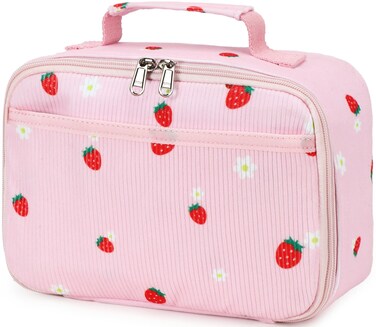 LEDAOU Lunch Box Kids Boys Girls Cute Insulated Lunch Box Reusable Lunch Bag Meals Tote Lunchbox for School Picnic Travel