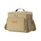 Macadamla Weinas Insulated Lunch Bag for Women/Men,Reusable Lunch Box Cooler Tote Bag for Adult,Collapsible Leakproof Lunch Bag with Adjustable Shoulder Strap for Work Office Picnic Beach Khaki S