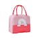 Cute Cartoon Pink Rabbit Lunch Bags For Kids Reusable Insulated Lunch Box Female White Collar Nurse Student Office Worker Lunch Tote Bag