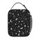 YETTA YANG Black And White Moon Star Portable Lunch Bag Insulated Lunch Box Reusable Totes For Women Men Work Picnic Camping
