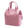 Mziart Insulated Lunch Bag Simple Bento Cooler Bag Lunch Tote Bag for Lunch Box for Women Men Adult Picnic Working Hiking Beach (Pink)