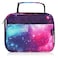 E-Clover Kids Lunch Box Insulated Girls Lunch Boxes Galaxy Lunch Bag Tote Kit for School Travel Picnic Beach Boys Space Gifts Purple Pink