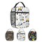 PAYOHTO Toddler Boys Lunch Bag Construction Truck Tractor White Insulated Lunch Box for School Kids Age 3-8 Leak Proof Reusable Meal Tote Bag for Kindergarten Preschool