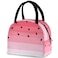 ZzWwR Summer Cut Watermelon Reusable Lunch Tote Bag Insulated Thermal Cooler Container Bag for Back to School Work Picnic Travel Fishing Beach