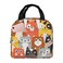 Fiokroo Lunch Bag Insulated Cute Cartoon Cats Lunch Box Reusable Waterproof Lunch Tote Bag For School Work College Outdoor Travel Picnic, 6l