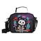 Glaphy Cat Sugar Skull Lunch Bag Insulated Lunch Box Cooler Cooling Tote Food Container for Adults Men Women