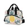 ALAZA Tropical Vintage Pineapple Floral Insulated Lunch Box Reusable Cooler Bags with Shoulder Strap for Women Men Adults, 19-Can (12.5L)