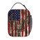 YETTA YANG Dirty Hunting Camo Camouflage American Flag Green Black Deer Skull Portable Lunch Bag Insulated Lunch Box Reusable Totes For Women Men Work Picnic Camping
