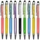 Maydahui 12 PCS Crystal Diamond Capacitive Ballpoint Pens Universal Touch Screen Stylus Pen Retractable 2 in 1 Pens Black Ink for School Party Office