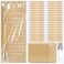 Zhanmai 36 Set Rustic Baby Shower Favors for Guests Include 36 Ballpoint Pens 36 Thank You Cards 36 Bags and Ties Baby Shower Return Gifts for Guest Game Prizes Gender Reveal Party Supplies