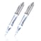 Penyeah Pen Light - LED Pen with Light, Light Up Penlight for Night Writing Ballpoint Pen for Night Writer - Replacement Refills Accessorries Included-2 PK -White Light