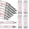 Chuangdi 24 Pcs Baby Shower Ballpoint Pens Favors Bulk Retractable Ballpoint Pen Black Ink with Baby Shower Gifts for Guests School Supply(Girl)