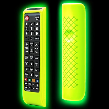 Remote case for Samsung TV Controller, Silicone Remote Cover for BN59-01199F Samsung Remote Control, Smart TV Remote Skin Sleeve Glow in The Dark