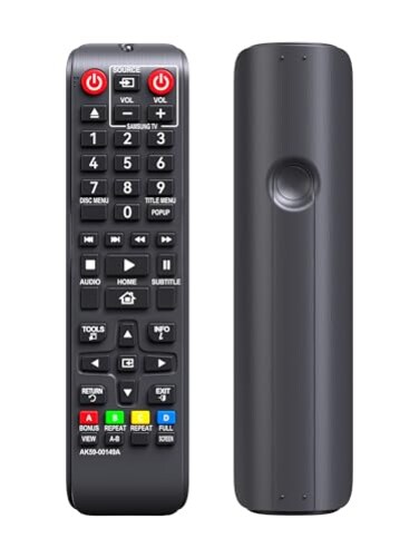Replacement AK59-00149A Samsung DVD Remote Control for Samsung DVD Blu Ray Disc Player BD-ES5000 BD-F5100 BD-ES5300 BD-J5100 BD-J5700 BD-J5900 BD-FM57C BD-HM51 BD-HM59 BD-H5100 BD-H5900