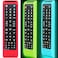 3 Pack Remote case for Samsung TV Controller, Silicone Remote Cover for BN59-01199F Samsung Remote Control, Smart TV Remote Skin Sleeve Glow in The Dark Green Sky Red