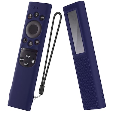Silicone Case for Samsung BN59-01385 BN59-01386 TM2280E BN59-01391 Silicone Cover for Samsung Smart TV Solar Cell Remote Control 2022 Silicone Remote Control Sleeve&iuml;&frac14;&circ;Midnight Blue&iuml;&frac14;&permil;