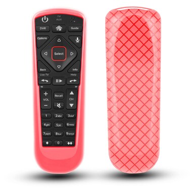 Remote Cover for Dish Network Remote Control 52.0/54.0, Silicone TV Remote Case Skin Sleeve Red